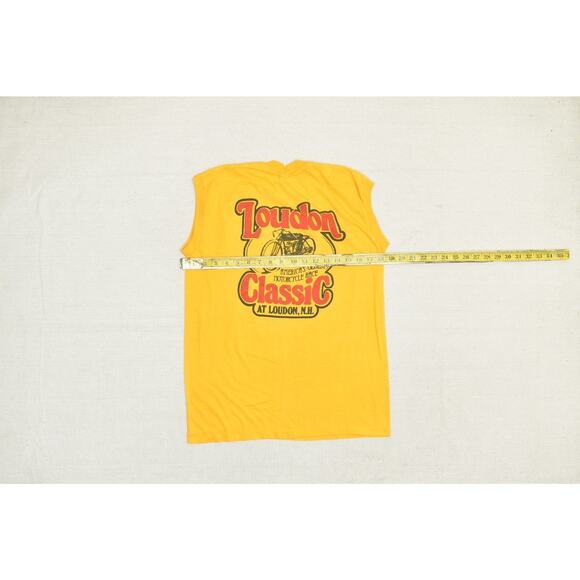 Vintage 1984 Loudon Classic Motorcycle Racing T-Shirt Regular Size L - Picture 5 of 8